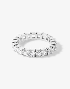 Diamond Wedding Bands: Asscher Full Eternity Diamond Dancer