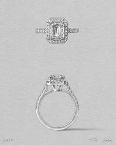 Halo Rings: The Salm Setting
