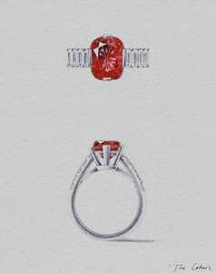 Diamond Engagement Bands: The Cohen