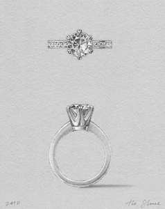 Diamond Engagement Bands: Sloane Setting Bead Set Band