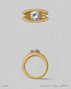 Solitaire Rings: Constantin Cushion Solitaire