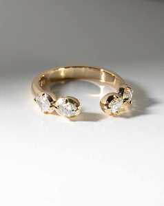 Bespoke Rings: Open Diamond Wedding Ring