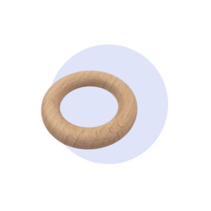 Individual Loose Part: Small A Grade Wooden Ring