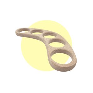 Wooden Loose Parts: Wooden Pea Pod