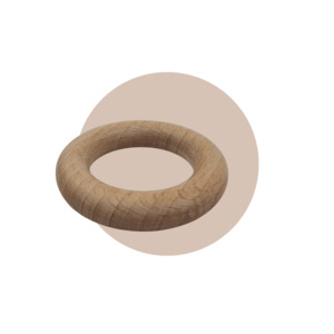 Large A Grade Wooden Ring