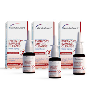 Immune Support: Everyday Immune Cleanse Nasal Spray, 3-Pack Bundle
