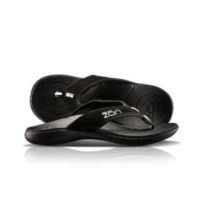 By Foot Heath Problem: Neat Zori Black Orthotic Thong/Sandal Water Resistant, Healthy, and Comfortable (NZ)