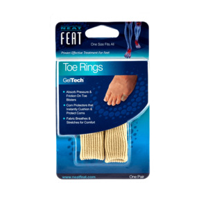 Gel Tech: Gel Toe Ring Padding and Protection For Corns