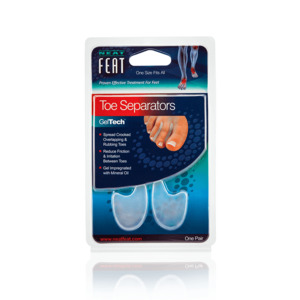 Gel Tech: Gel Toe Separators for Toe Rubbing Prevention