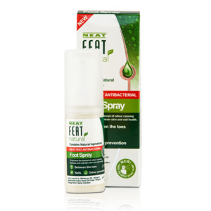 Neat Feat Antibacterial Foot Spray 50ML For Nail Fungus and Athletes Foot