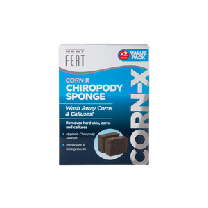 Neat Feat Corn X Chiropody Sponge Value Pack – 2 Pack