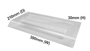 Freezer Top Drawer Front Cover - 4055433645