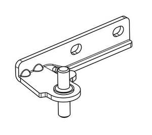 Large Kitchen Appliances: Fridge Door Hinge Middle (R/H) - 8119992017