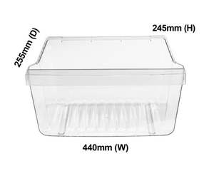 Large Kitchen Appliances: Fridge Veg Drawer Complete - 140025303037