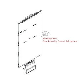 Lg: Fridge Case Assy Control - ABQ30020601