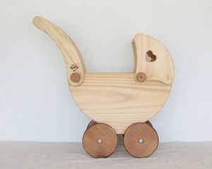 Products: A - Wooden Doll's Pram