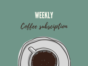 Products: Weekly Capsule Subscription - Martinborough Coffee Company