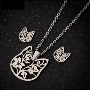 Products: Necklace/Earring set – Plant Cat - Neko Ngeru