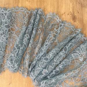 All: Stretch Lace ~ Argentum ~ 1.5m piece