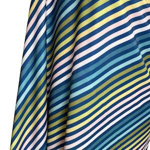 Recycled Swimwear ~ In Mamie's Summer House Collection ~ Stripes Dark