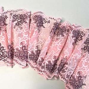Stretch Lace ~ Pink Lemonade