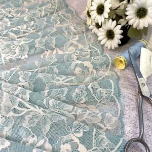 Stretch Lace ~ Duck Egg