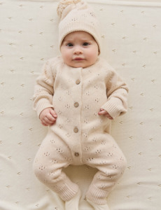 Jumpsuits Stretch Grows Body Suits: Jamie Kay Alette One piece- Light Oatmeal Marle