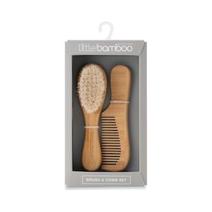 Little Linen Company: Little Bamboo Brush & Comb Set