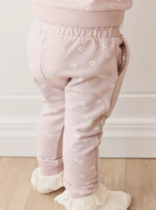 Jamie Kay Organic Cotton Morgan Track Pant- Simple Flowers Lilac