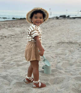 Organic Zoo: Organic Zoo Gold Terry Rope Shorts