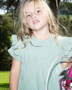 Babu Muslin Charlotte Dress Short Sleeve