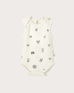 Babu: Babu Singlet Bodysuit - Fingerprint Friends