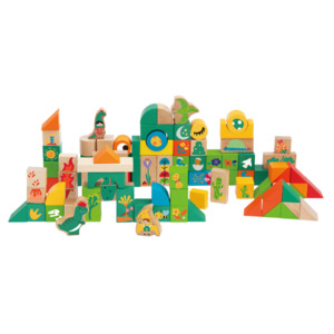 Classic World: Dinosaur World Blocks - 100pcs