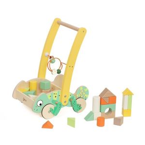Classic World: Chameleon Baby Walker with Blocks