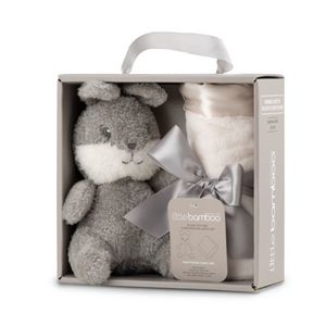 Little Bamboo Plush Toy & Comforter Set - Natural