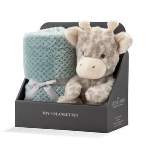Little Linen Company: Plush Toy & Blanket - Savannah Giraffe