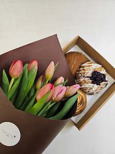 Boujee Biscuit Box & Tulip Bunch