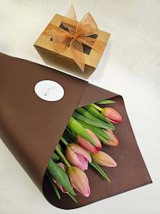 Bliss Ball Box & Tulip Bunch