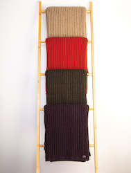 Homeware Merino: Ribbed Throw Possum Merino