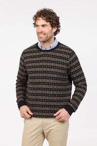 POSSUM,MERINO FAIRISLE SWEATER NE433
