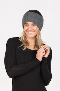 Beanies And Hats: POSSUM,MERINO BEANIE - REVERSIBLE NX740