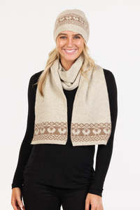 Accessories: POSSUM,MERINO FARM SCARF NX901