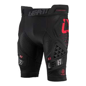 Shorts: Leatt 5.0 3DF Impact Shorts - Black