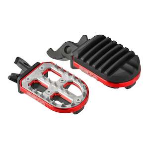 Foot Pegs Mounts: Zeta Adventure Foot Pegs CRF250L/Rally '12- CRF1000L/1100L '