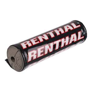 Handlebars Handlebar Parts: Renthal SX Handlebar Pad (7.5in) - Black / Red