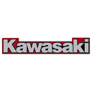 Stickers Decals: Kawasaki Side Logo Red/Black Sticker (700.1020)