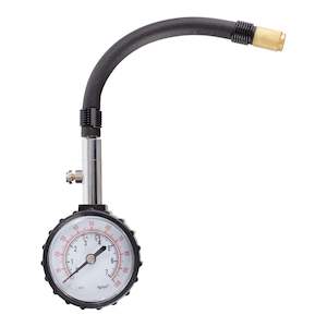 Gauges Clocks: Whites Analogue Tyre Pressure Gauge 0-60 PSI - Flexible Hose