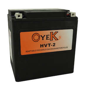 Batteries Mounts: OYEK Battery - Premium Harley AGM
