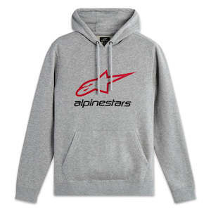 Hoodies: Always Hoodie v3 Grey Heather/Red S