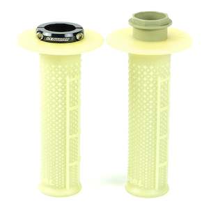 Locks Alarms: Renthal MX R-Works Lock-On Grips - Aramid (Tapered/Half Waffle)